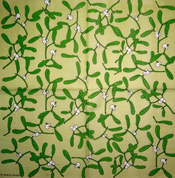 051 Weihnachten Blumen - 3-lagig - Home Fashion